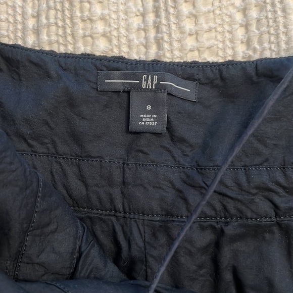 eyelet fit & flare navy dress GAP - Picture 4 of 5